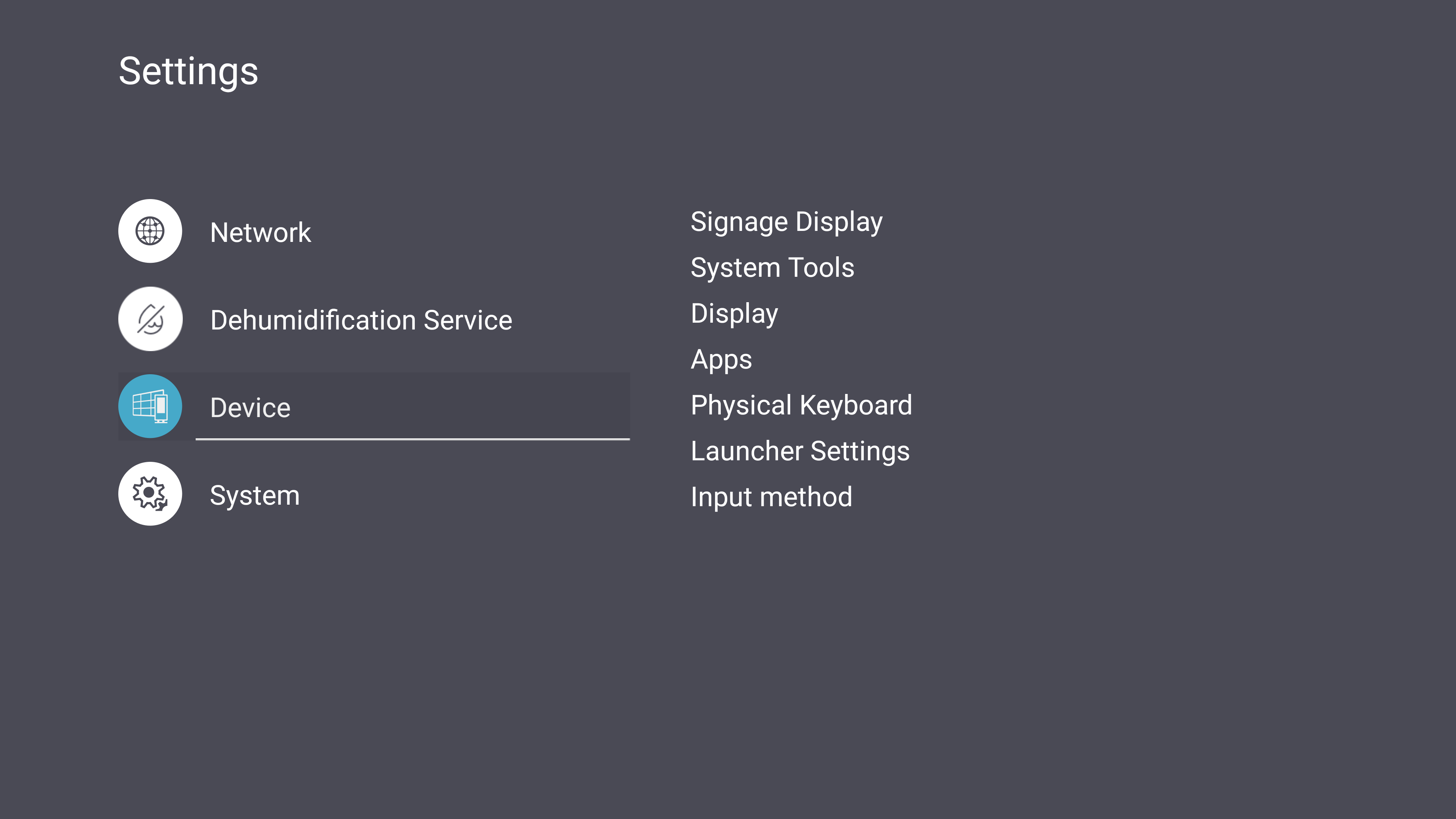 Device UI