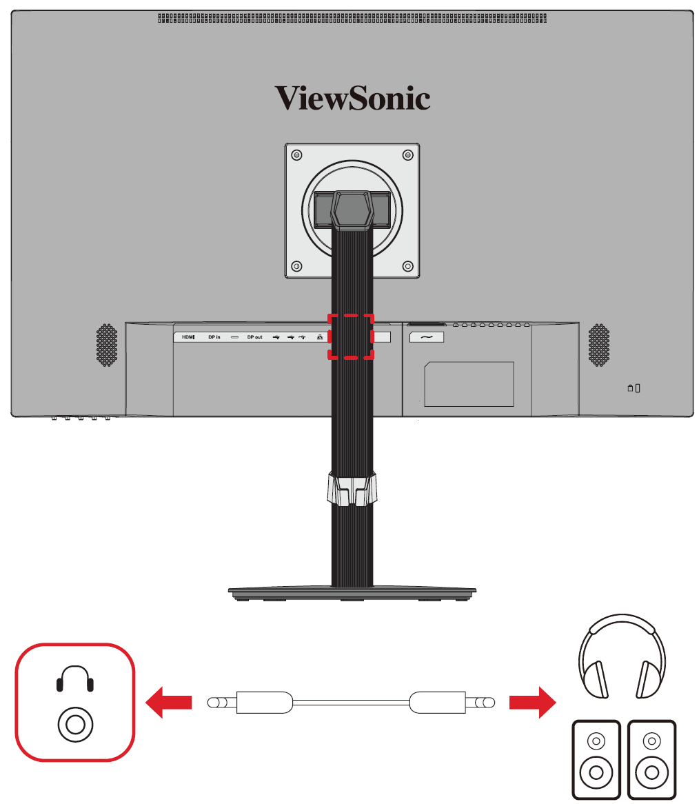 Connect to audio