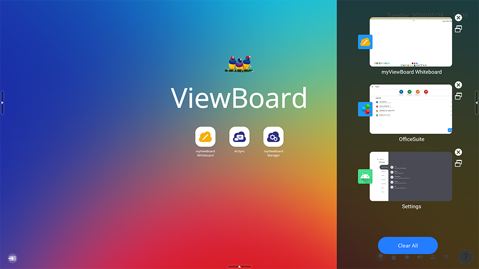 All recent apps