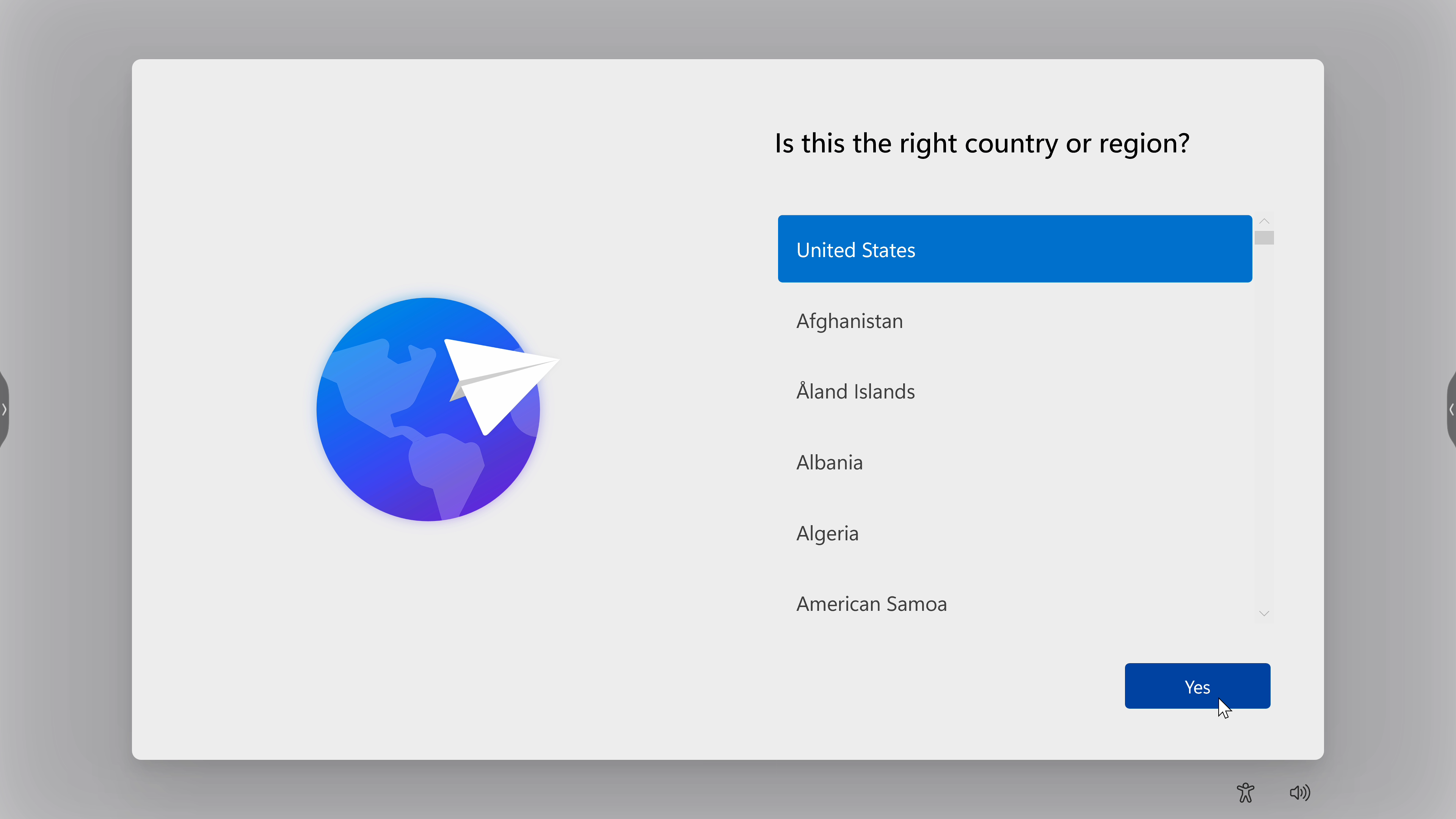 Countries or regions