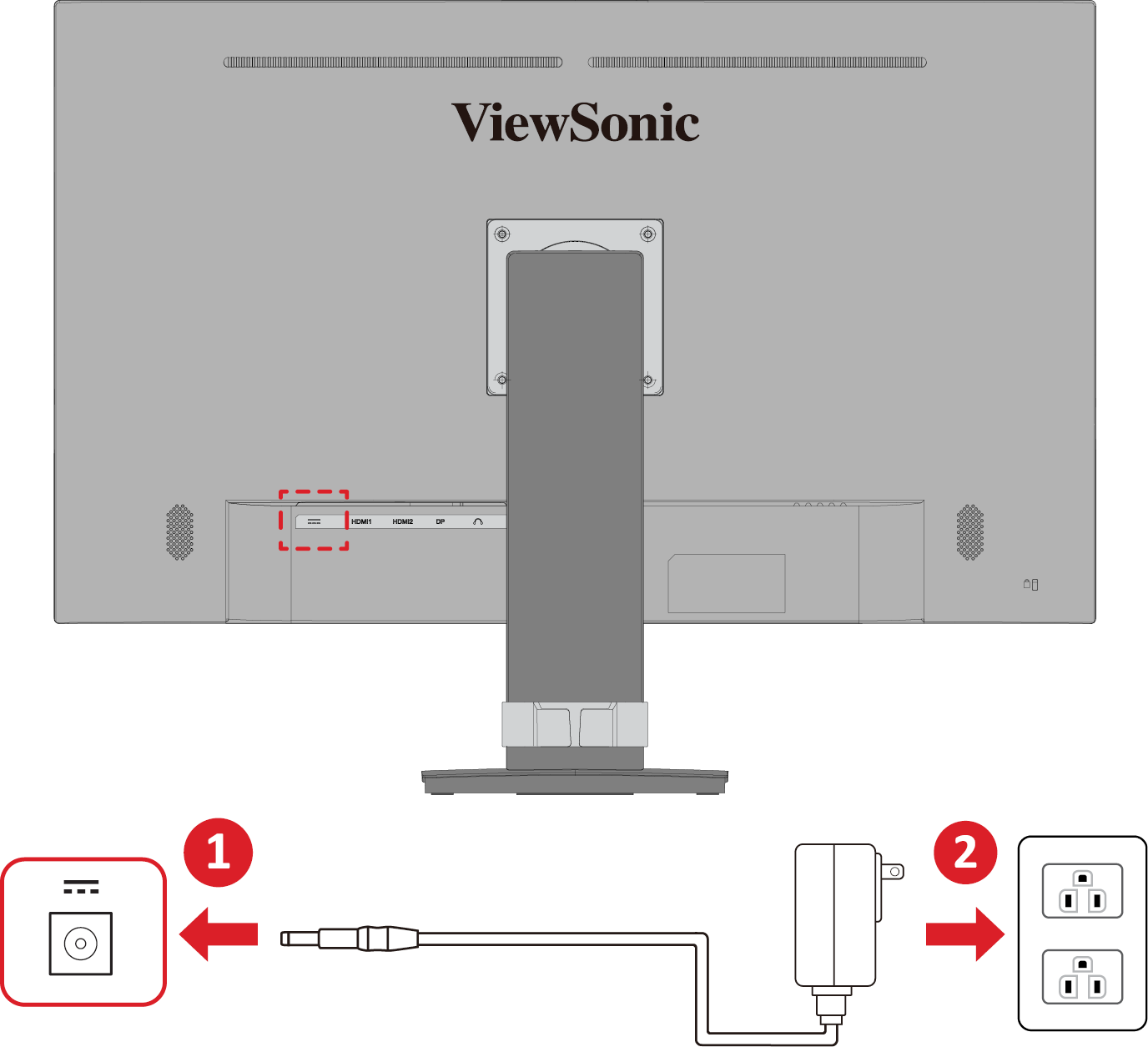 the location of the AC IN jack