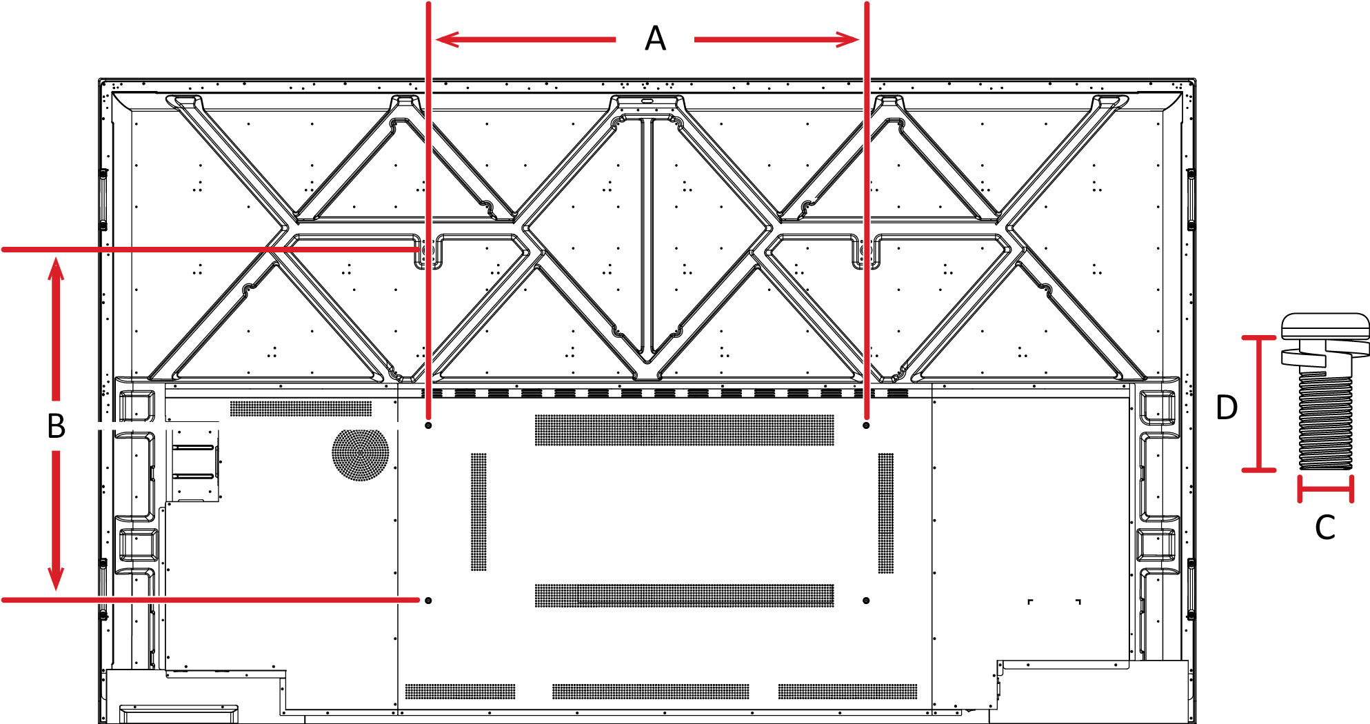 Wall Mount Kit Specifications