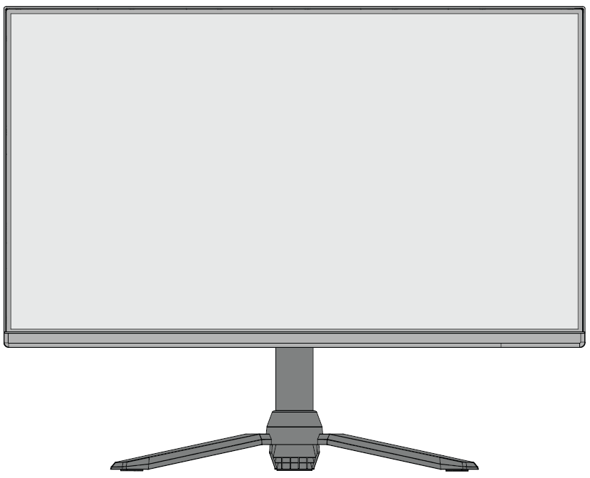 Front View of the VX2528 Monitor