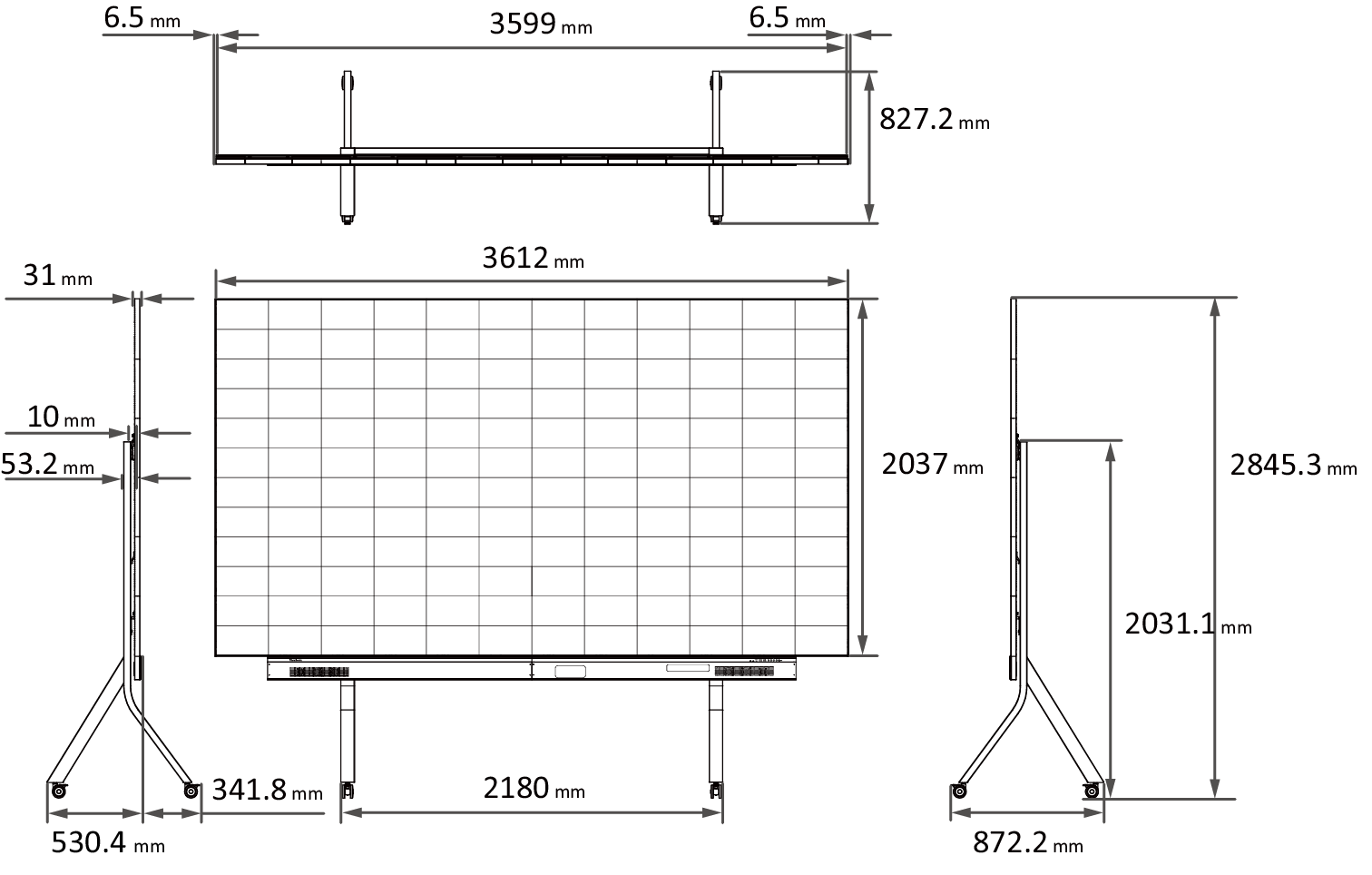 Trolly Dimensions