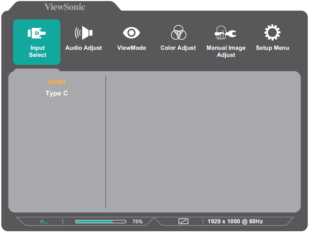 Display the OSD Menu