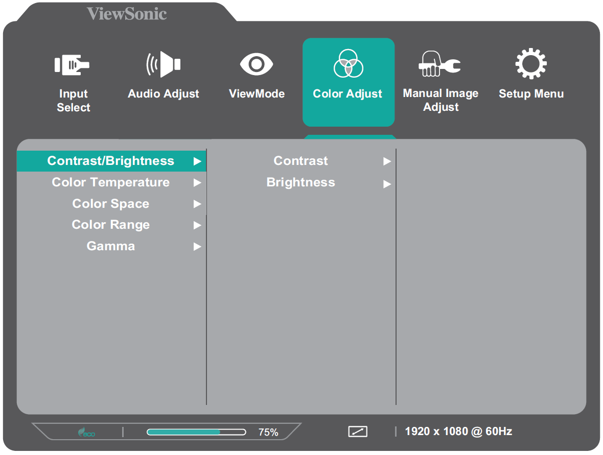 Navigate the OSD Menu