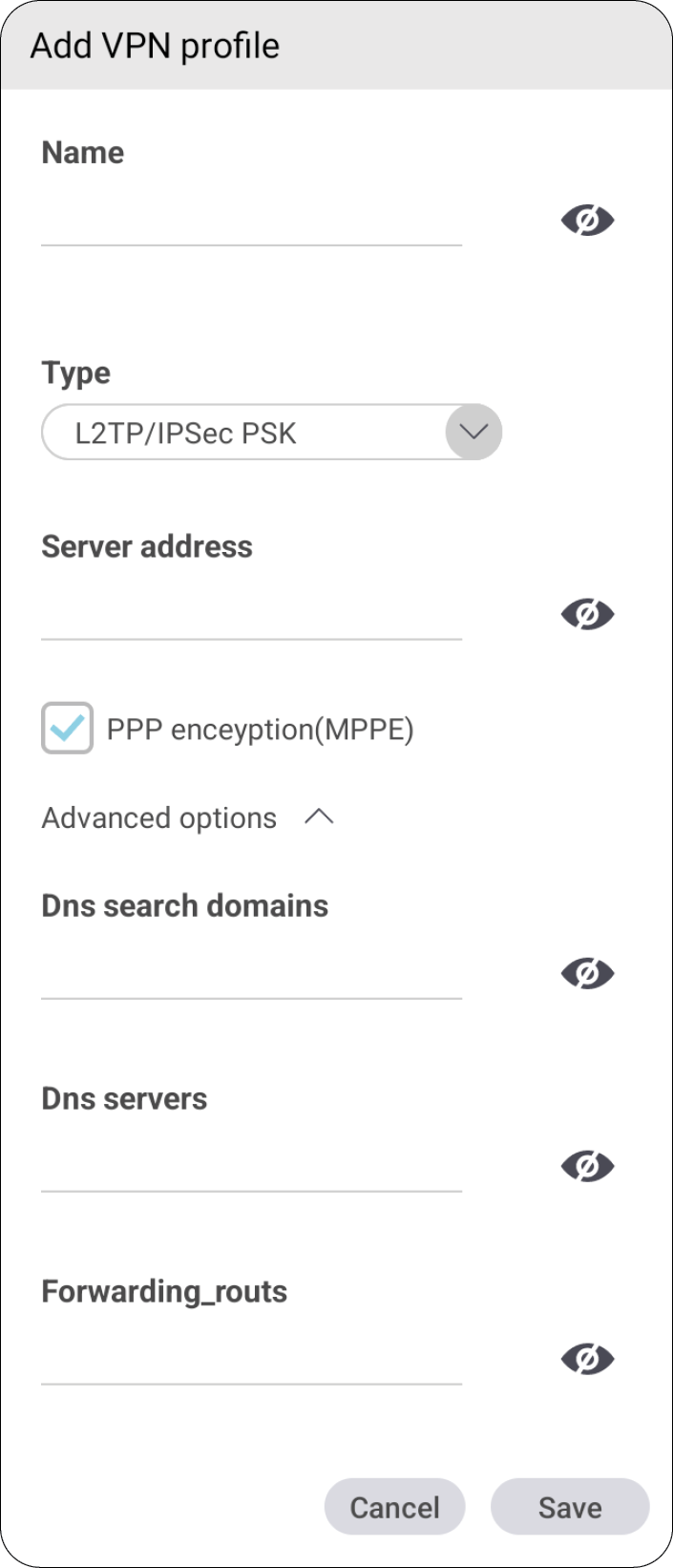 Other VPN settings