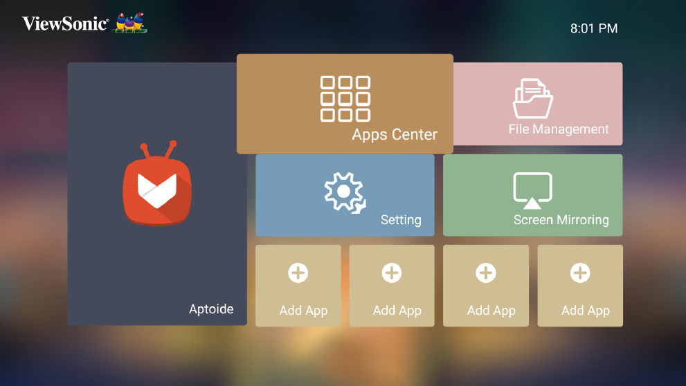 Step 1 - Select Apps Center