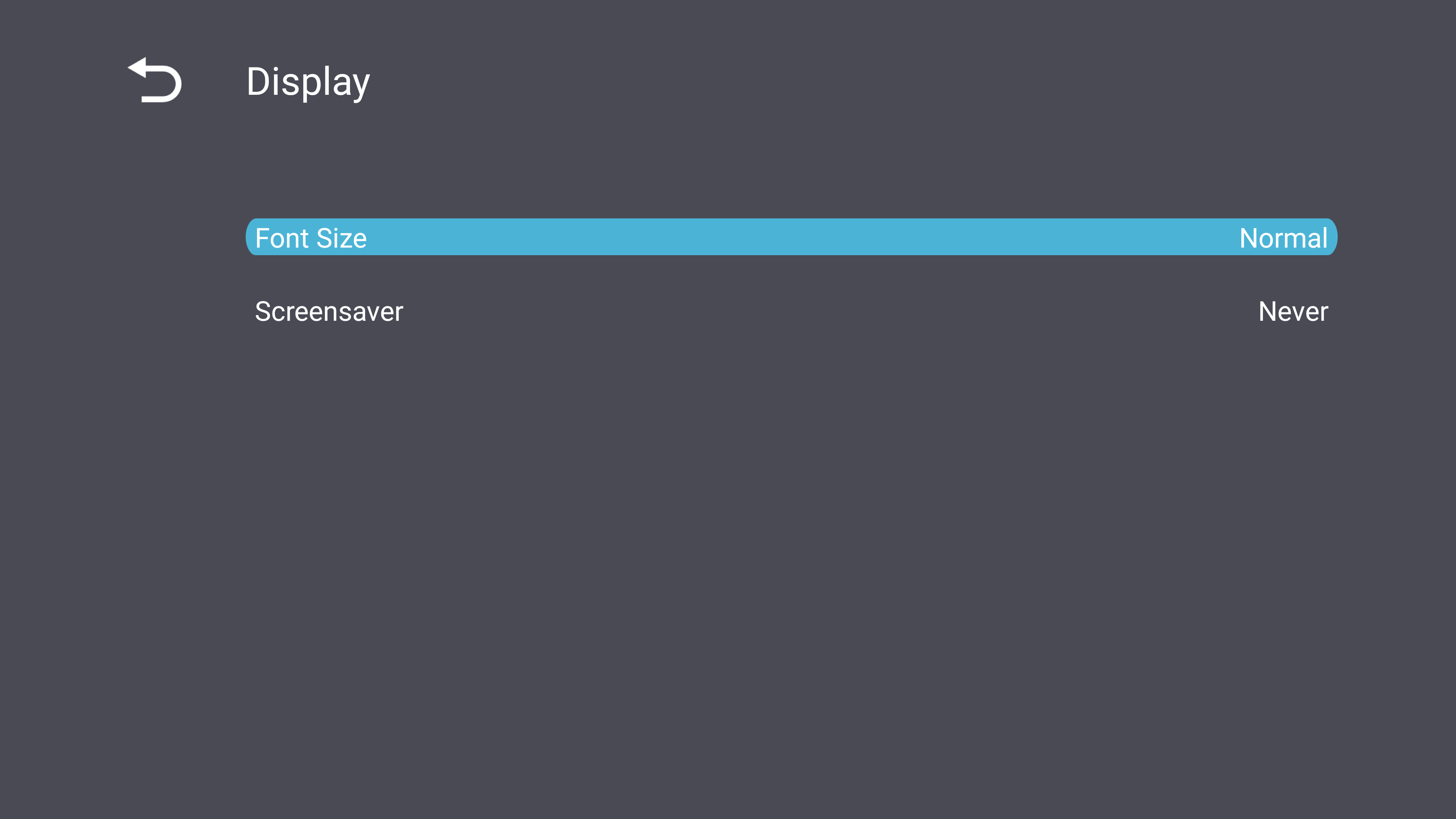 Display Settings