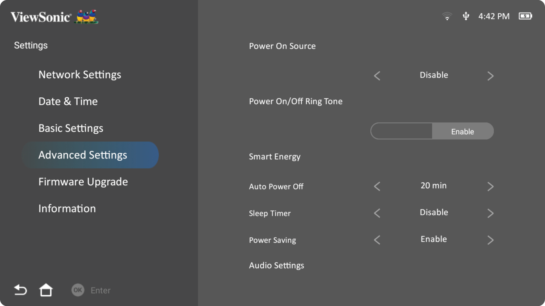 M1X's Advanced Settings UI