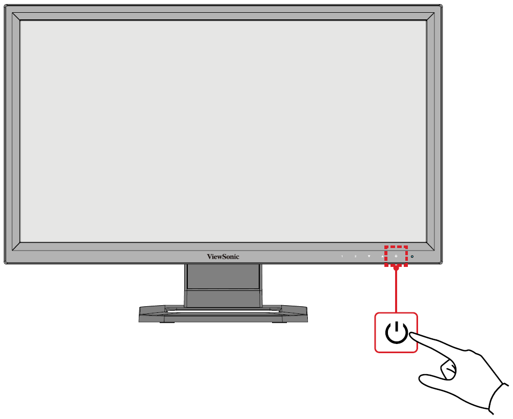 Turning the Monitor On/Off