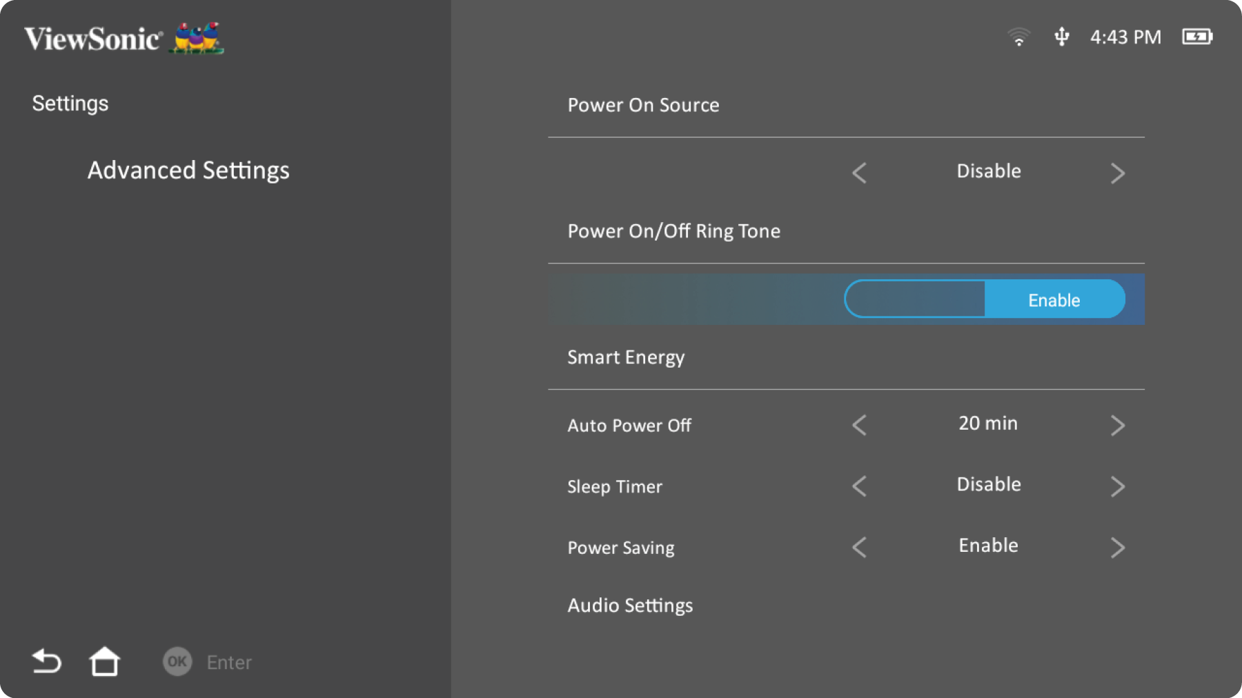 M1X's Advanced Settings UI