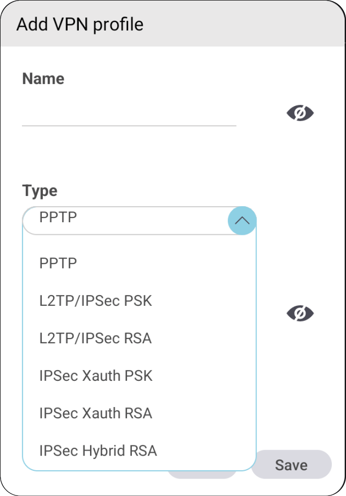 VPN type