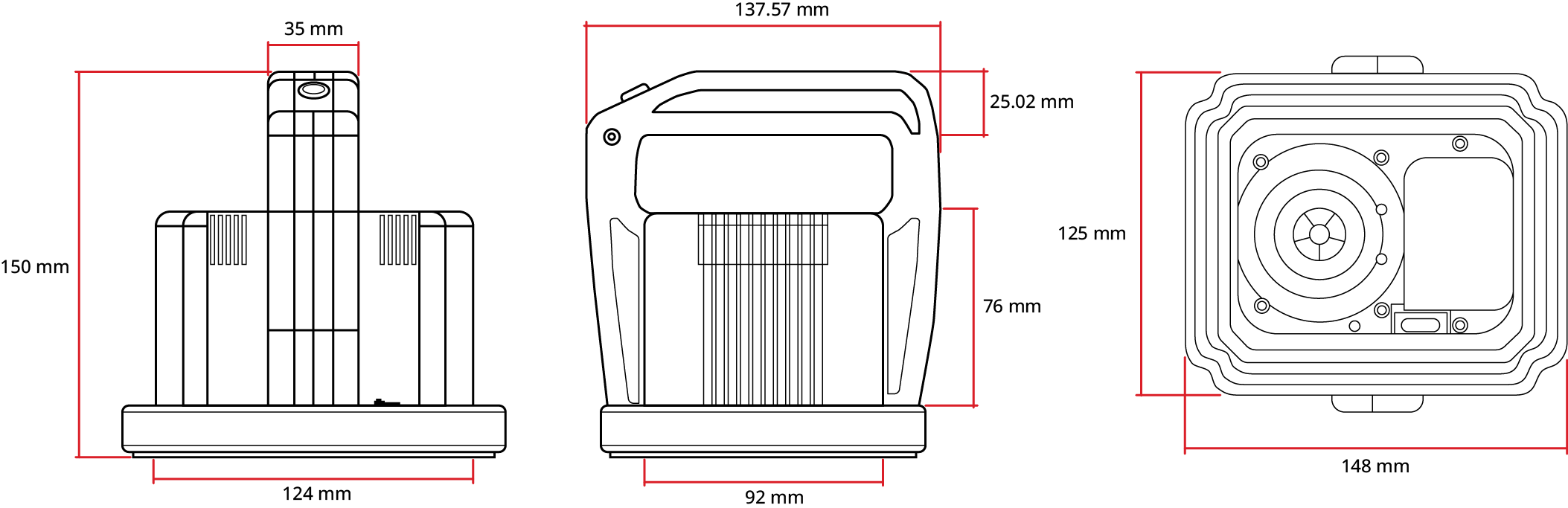 LD-MK-003 Dimensions