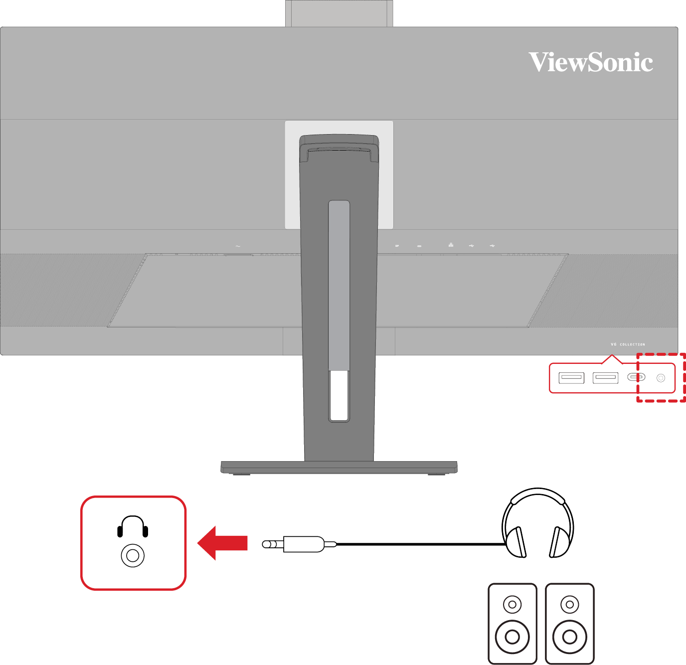 the location of the audio jack