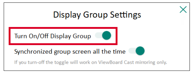 vCast Display Group