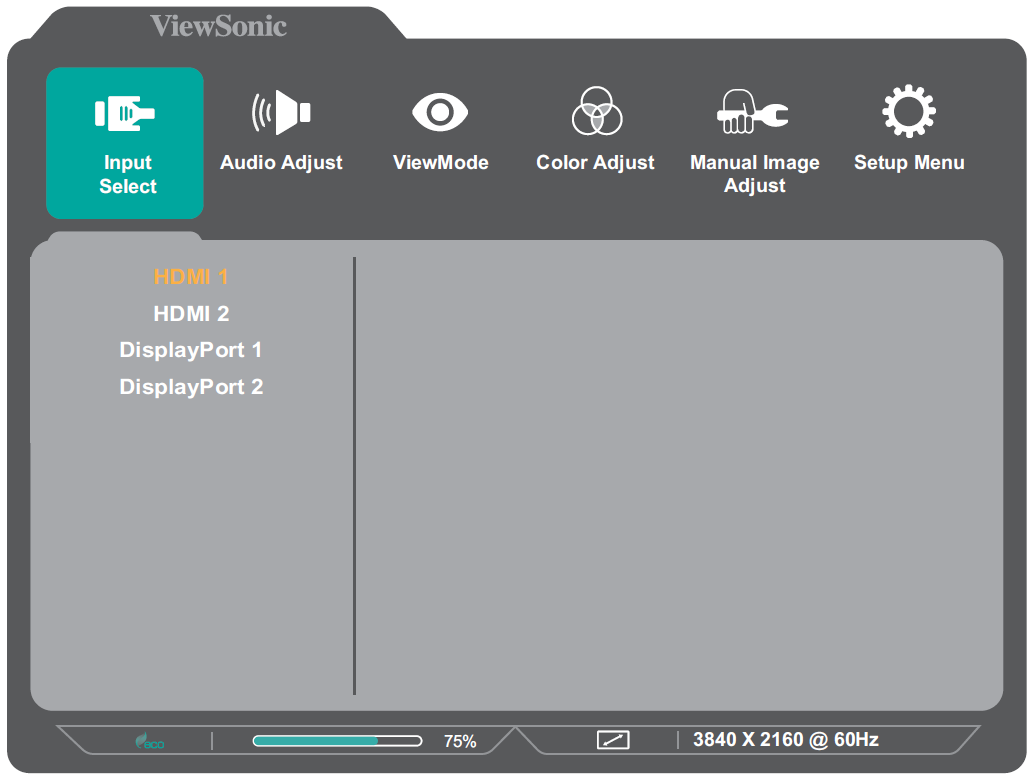 Display the OSD Menu