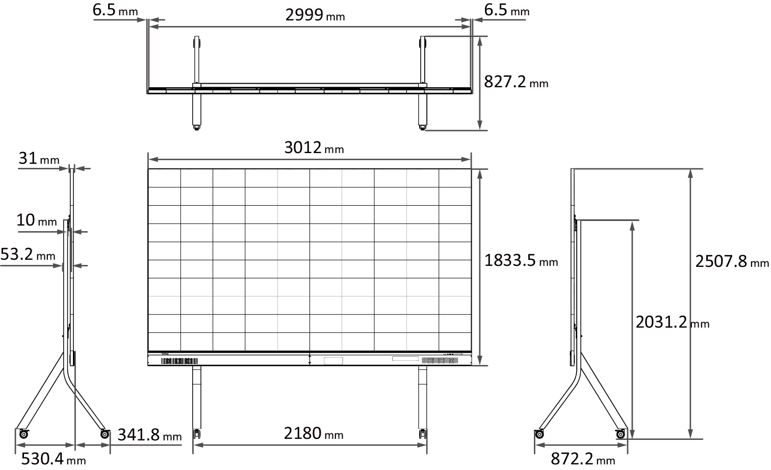 Trolly Dimensions