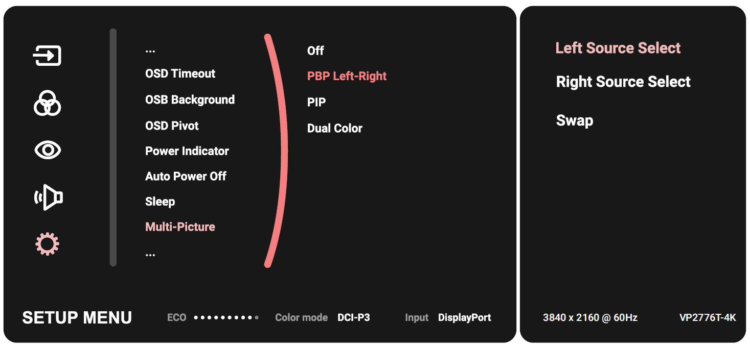 Enable PBP Mode