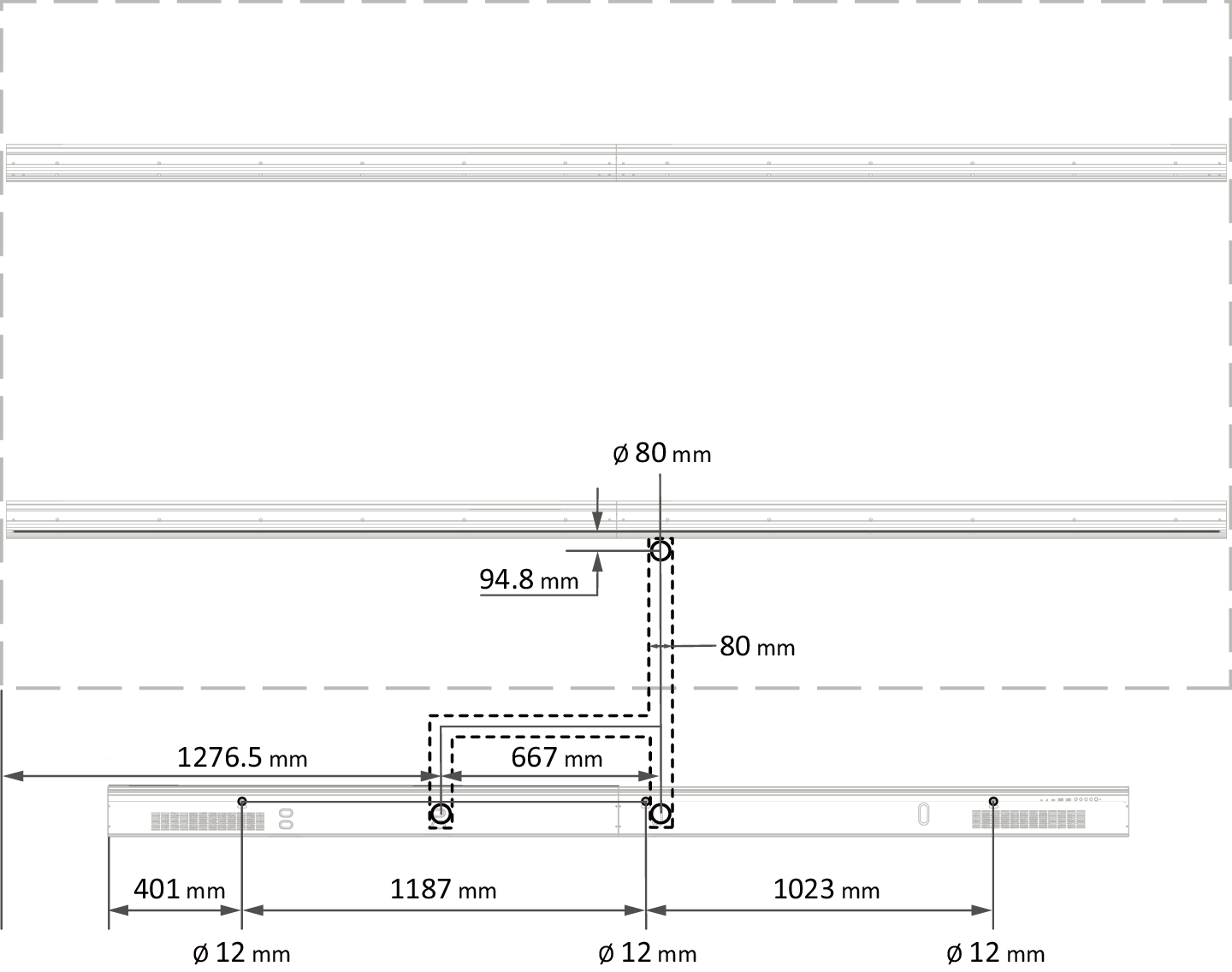 Drill Hole Spaceing Guide