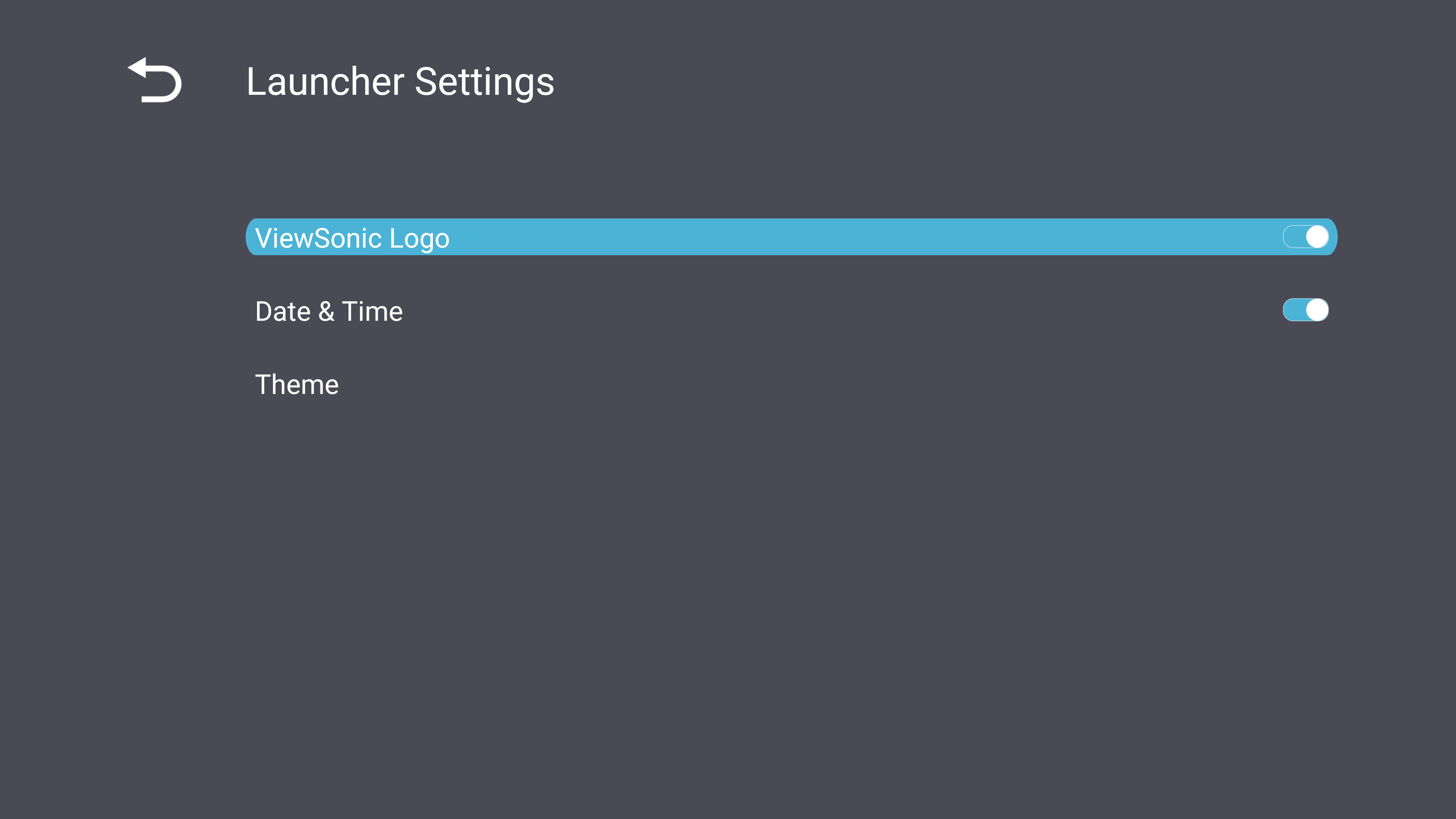 Launcher Settings