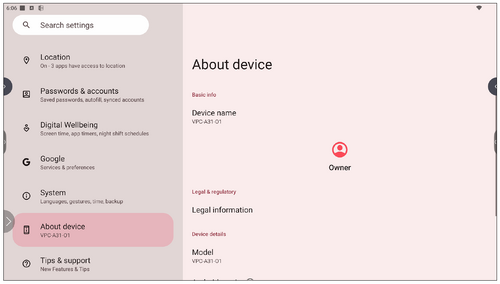 About Device