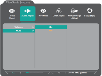 Display the OSD Menu