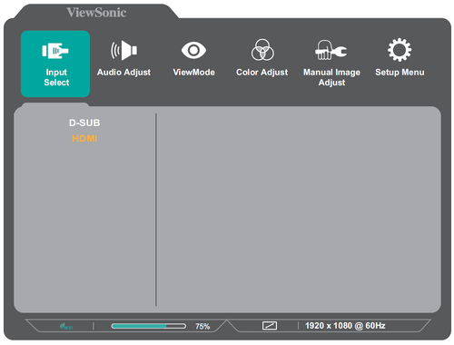Display the OSD Menu