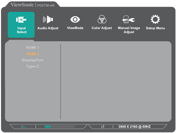 Display the OSD Menu
