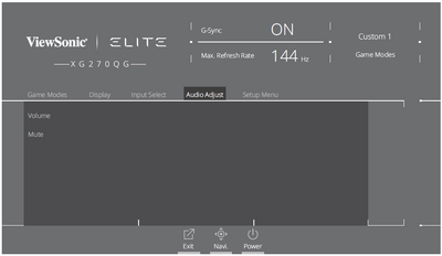 Select a Main Menu