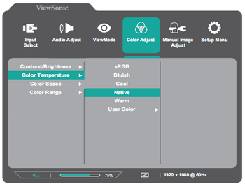 Display the OSD Menu