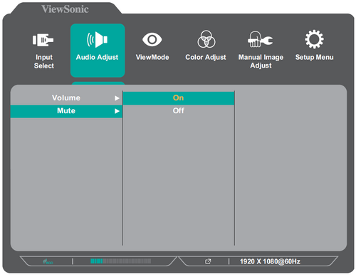 Display the OSD Menu