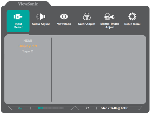 Display the OSD Menu