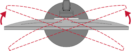 swivel to the left or right