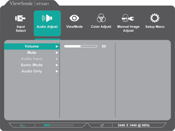 Display the OSD Menu
