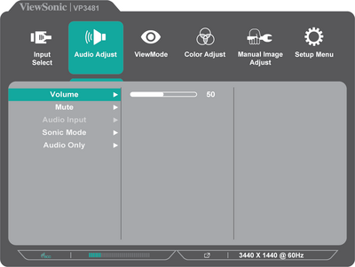 Display the OSD Menu