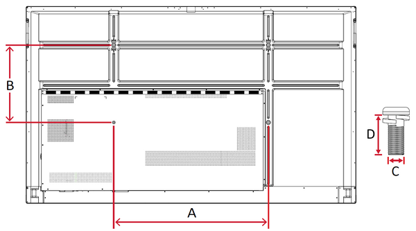 Wall Mount Kit Specifications