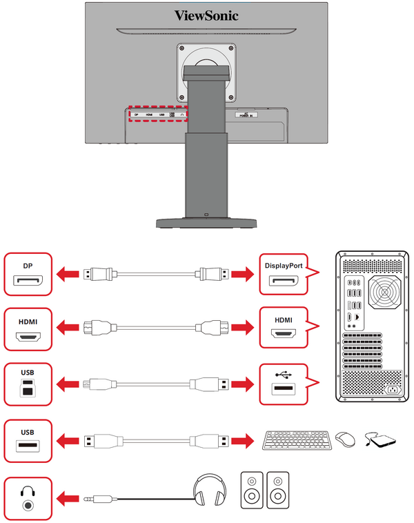 Connect input devices