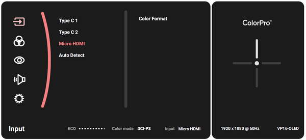 Display the OSD Menu