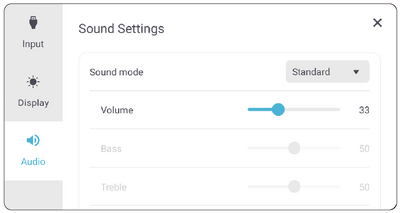 Audio Menu