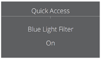 Quick Access Menu