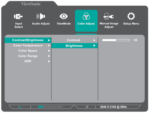 Display the OSD Menu