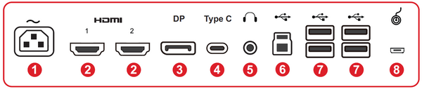 VP2786a-4K's I/O Ports