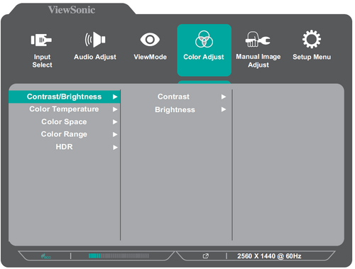 On-Screen Display (OSD) Menu
