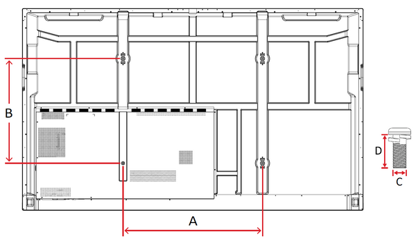 Wall Mount Kit Specifications