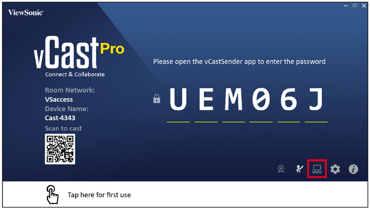 VCast Pro Settings - ViewSonic ViewBoard Software