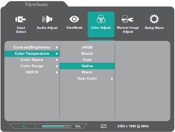 Display the OSD Menu