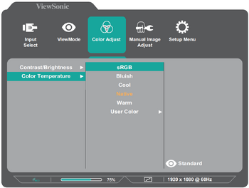 Display the OSD Menu