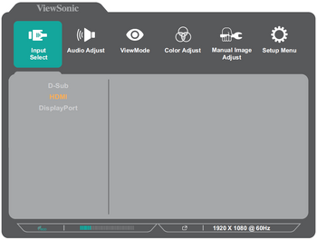 Display the OSD Menu