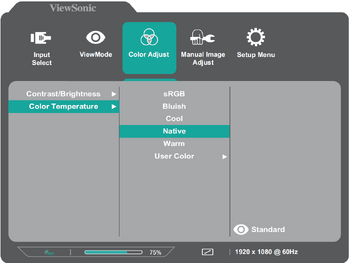 Display the OSD Menu